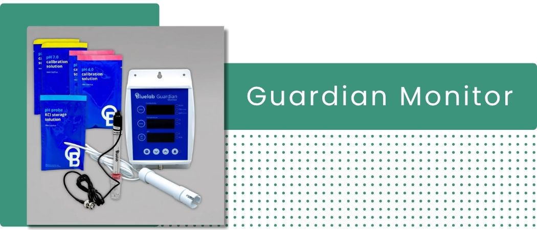 Bluelab Guardian Monitor - pH- und EC-Messgerät im Dauerbetrieb mit integrierter Temperaturüberwachung