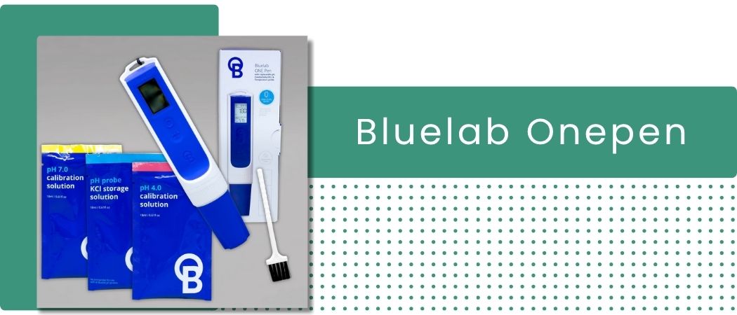 Bluelab OnePen - pH-, Leitfähigkeits- und Temperaturmesser mit Bluetooth-App