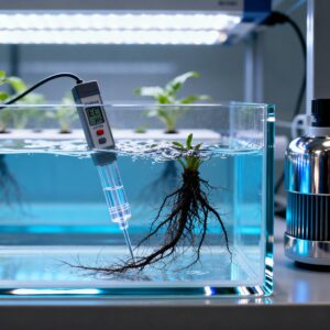 Regelmäßige Überprüfung der Wasserqualität ist in der Hydroponik wichtig